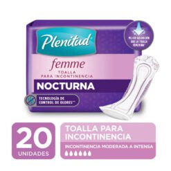 PLENITUD FEMME NOCTURNAS SIN ALAS X 20 UNIDADES
