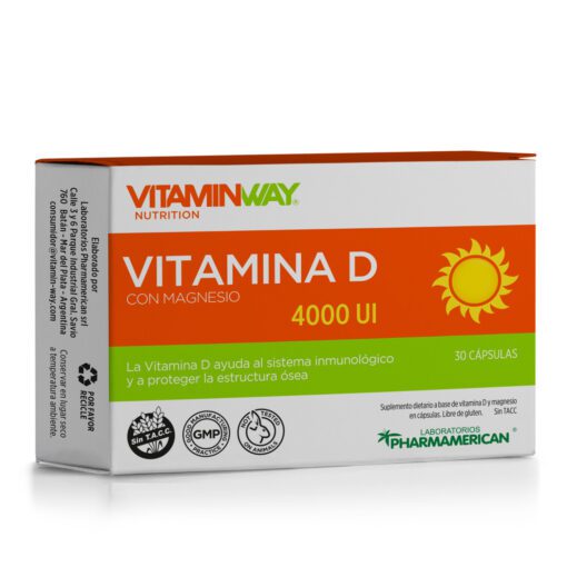 VITAMIN WAY VITAMINA D 4000 UI CON MAGNESIO X 30 CAP