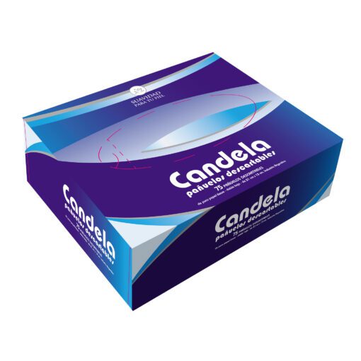 CANDELA PAÑUELOS DESCARTABLES CAJA X 75 UNIDADES