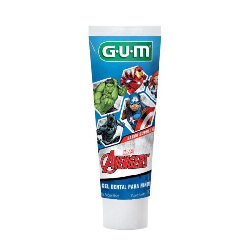 GUM CREMA DENTAL AVENGERS KIDS SABOR BUBBLE +3 AÑOS X 100 GR