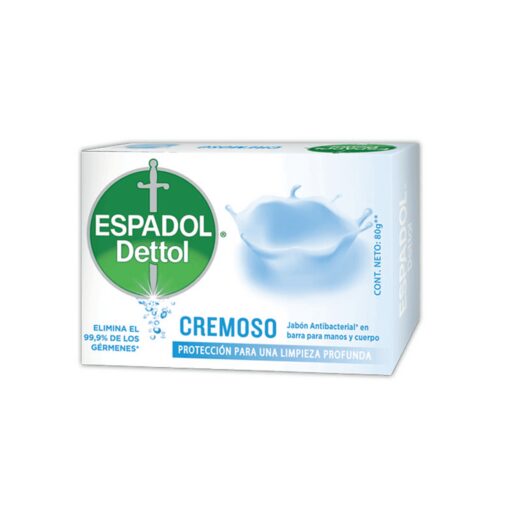 ESPADOL DETTOL JABON CREMOSO 80 GR