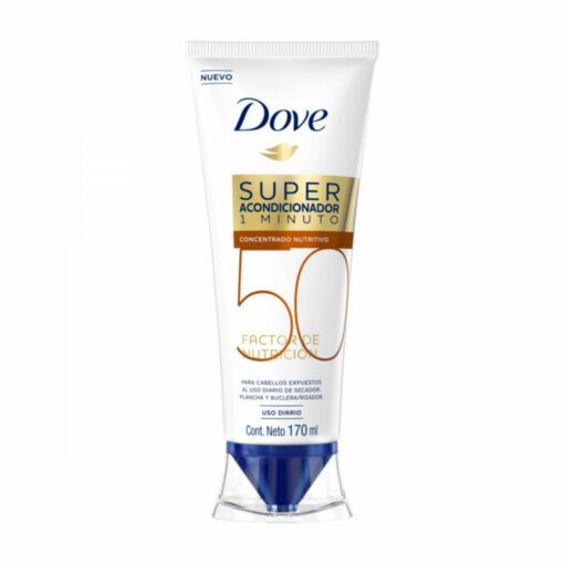 DOVE SUPER ACONDICIONADOR 1 MINUTO FACTOR DE NUTRICIÓN 50 170 ML