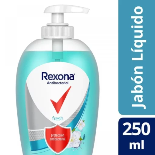 REXONA JABÓN LÍQUIDO ANTIBACTERIAL FRESH x250 ml