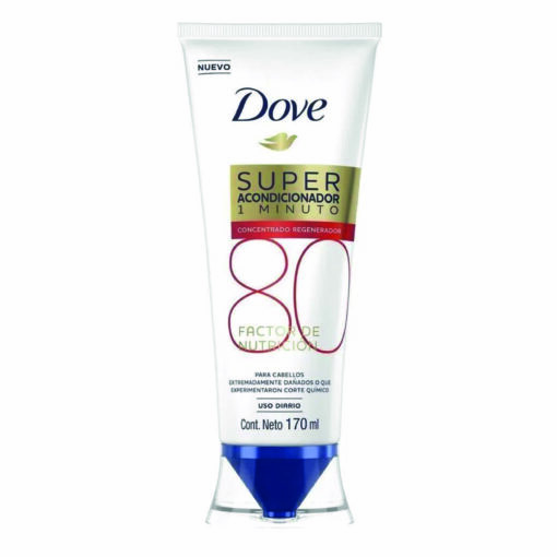 DOVE SUPER ACONDICIONADOR 1 MINUTO FACTOR DE NUTRICIÓN 80 170 ML