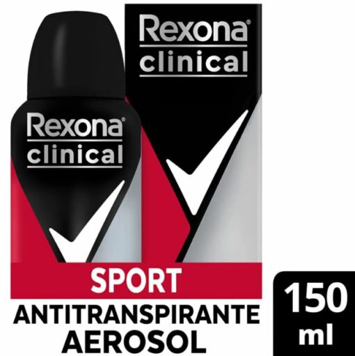 REXONA DESODORANTE ANTITRANSPIRANTE AEROSOL MEN CLINICAL SPORT