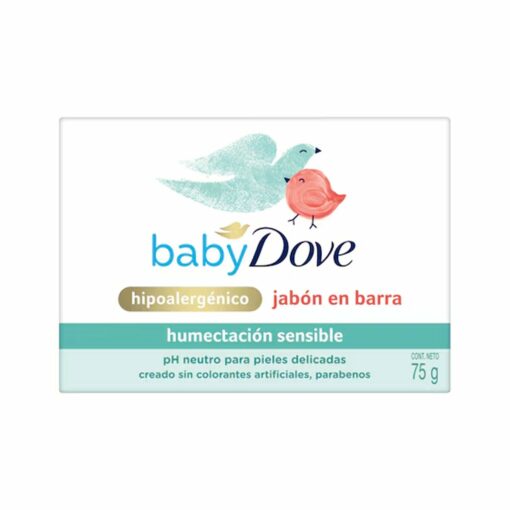 DOVE BABY JABÓN EN BARRA HUMECTACION SENSIBLE 75 GR
