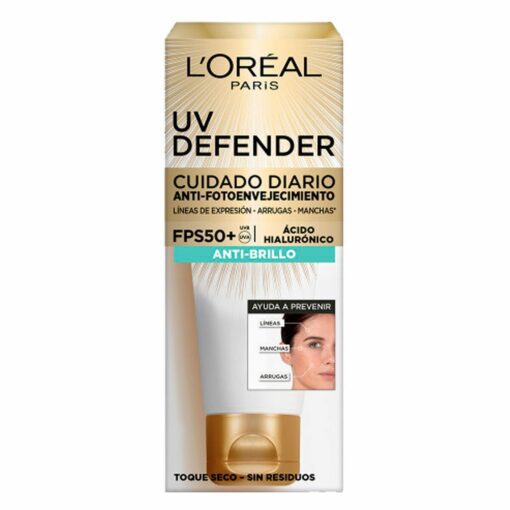 L'OREAL UV DEFENDER FPS50 ANTIBRILLO SIN COLOR 40 ML