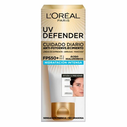 L'OREAL UV DEFENDER FPS50 HIDRATACION INTENSA SIN COLOR 40 ML