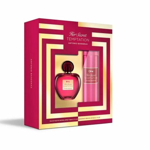 ANTONIO BANDERAS HER SECRET TEMPTATION EAU DE TOILETTE 80 ML + DEO
