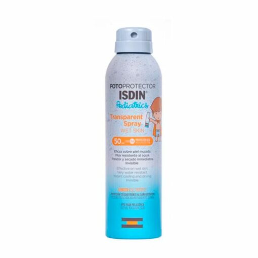 ISDIN FOTOPROTECTOR TRANSPARENT SPRAY WET SKIN PEDIATRICS FPS50+ 250ml