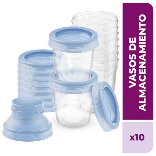 AVENT VASOS CONSERVADORES 180 x 10 un.
