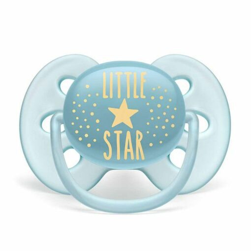 AVENT CHUPETE ULTRA SOFT DECO 6-18 MESES CELESTE x1