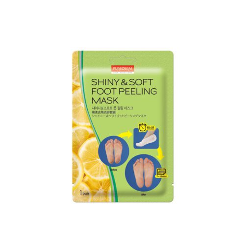 PUREDERM SHINY & SOFT FOOT MÁSCARA PARA PEEELING