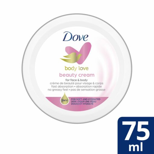 DOVE CREMA NUTRITIVA BEAUTY PARA ROSTRO Y CUERPO X 75 ML