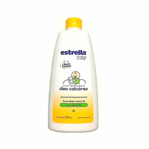 ESTRELLA BABY OLEO CALCÁREO S/FRAGANCIA CON MANZANILLA 500 ML