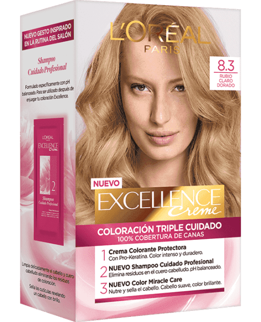 LOREAL EXCELLENCE 8.3 RUBIO CLARO DORADO