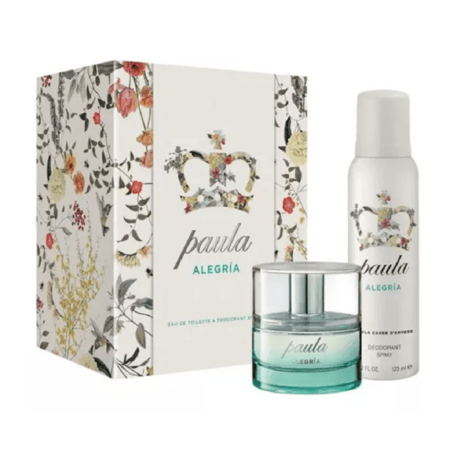 PAULA ALEGRÍA ESTUCHE PERFUME EAU DE TOILETTE 60 ML + DESODORANTE 123ml