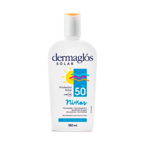 DERMAGLÓS SOLAR F50 NIÑOS 180 ML