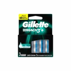 GILLETTE MACH3 EXTRA LUBRICACION REPUESTOS 3 UNIDADES