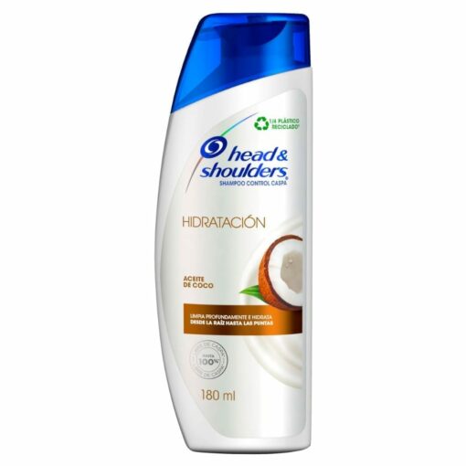 HEAD & SHOULDERS SHAMPOO HIDRATACIÓN ACEITE DE COCO 180 ML