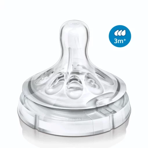 AVENT TETINA NATURAL FLUJO MEDIO 3 MESES x2 un