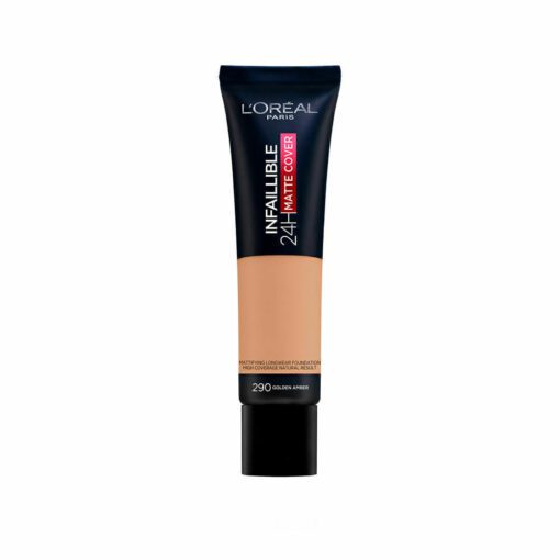 L'ORÉAL BASE DE MAQUILLAJE INFALLIBLE MATE COVER 290 GOLDEN AMBER