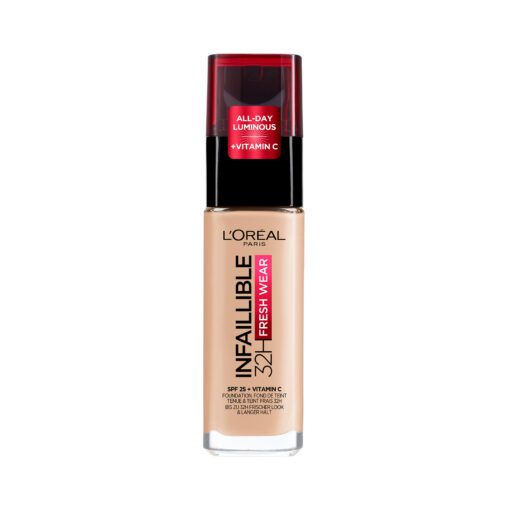 L'ORÉAL BASE DE MAQUILLAJE FLUÍDA INFALLIBLE 130 TRUE BEIGE