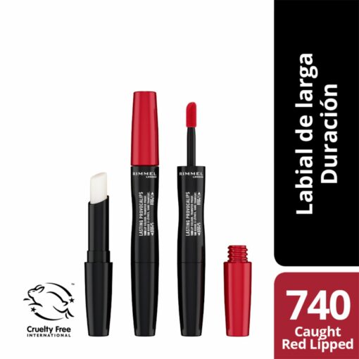 RIMMEL LABIAL LÍQUIDO PROVOCALIPS RED LIPPED 740