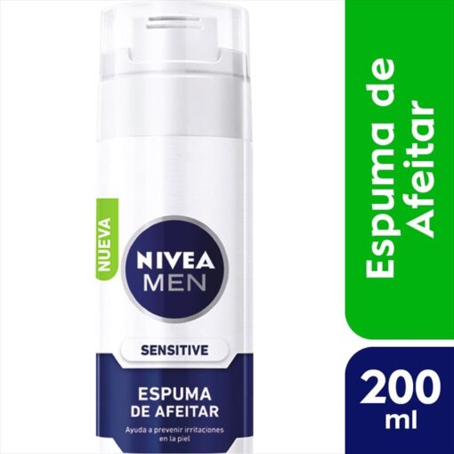 NIVEA FOR MEN ESPUMA AFEITAR SENSITIVE X 200ML
