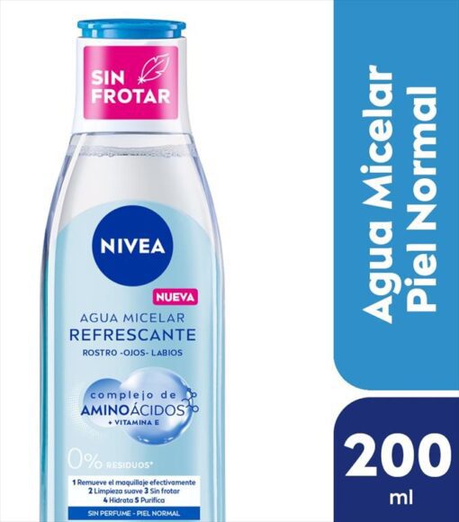 NIVEA AGUA  MICELLAR PIEL NORMAL X 200 ML