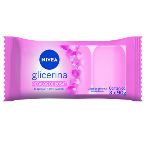 NIVEA JABÓN DE GLICERINA FLORAL X 90 GR