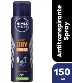 NIVEA MEN DESODORANTE ANTITRANSPIRANTE EN AEROSOL ANTIBACTERIAL X 150ML