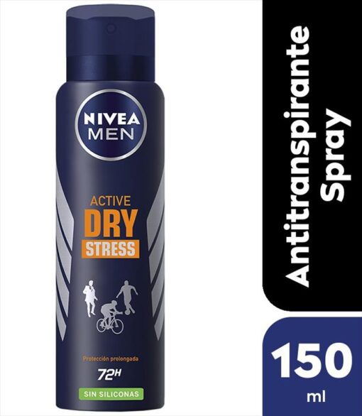 NIVEA MEN DESODORANTE ANTITRANSPIRANTE EN AEROSOL ANTIBACTERIAL X 150ML