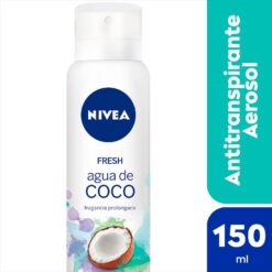 NIVEA DESODORANTE SPRAY FRESH AGUA DE COCO X 150 ML