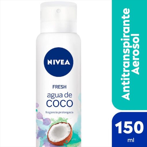 NIVEA DESODORANTE SPRAY FRESH AGUA DE COCO X 150 ML