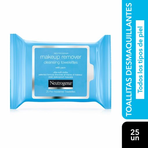 NEUTROGENA TOALLAS DESMAQUILLANTES MAKE UP REMOVER x 25 UN