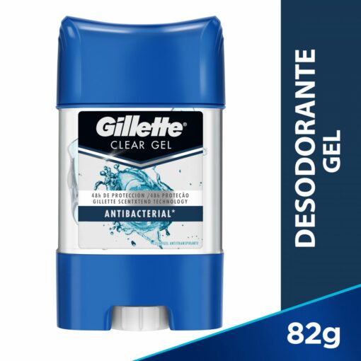 GILLETTE DESODORANTE GEL ANTIBACTERIAL X 82 GR