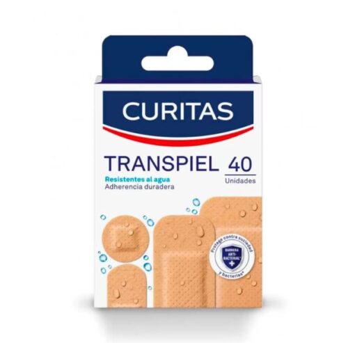 CURITAS APÓSITOS TRANSPIEL SURTIDAS X 40 UNIDADES