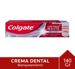 COLGATE CREMA DENTAL LUMINOUS WHITE BRILLIANT X 140 ML