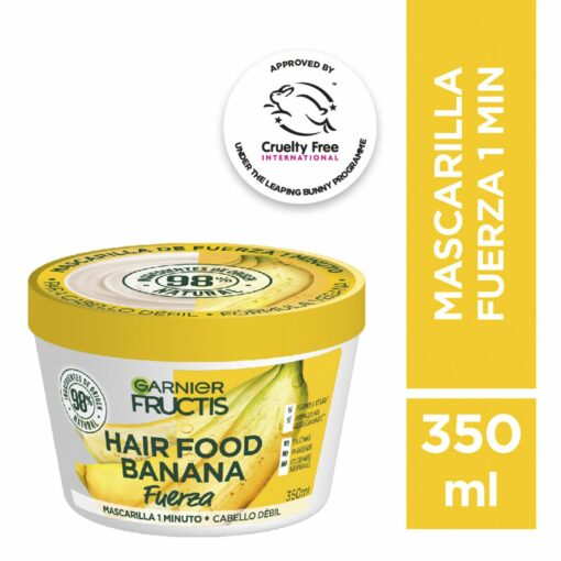GARNIER FRUCTIS TRATAMIENTO CAPILAR HAIR FOOD BANANA x350 ml