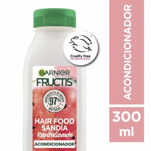 GARNIER FRUCTIS ACONDICIONADOR HAIR FOOD SANDÍA REVITALIZANTE x300 ml