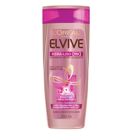 ELVIVE SHAMPOO KERA-LISO 230° X 200 ML