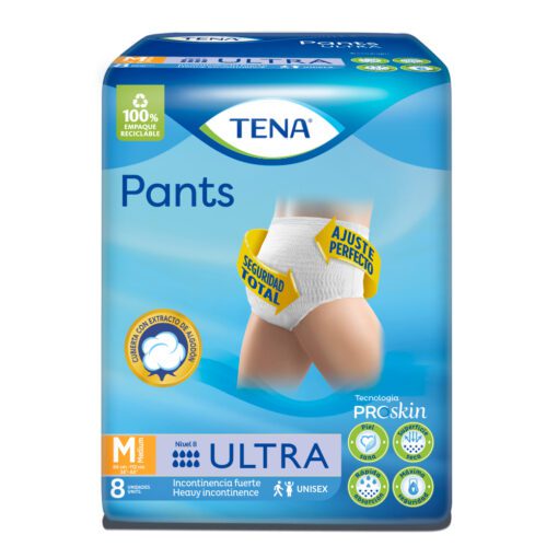 ROPA INTERIOR DESCARTABLE PANTS ULTRA INCONTINENCIA FUERTE TALLE M X 8 UNIDADES