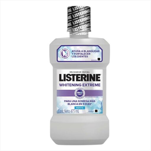 LISTERINE ENJUAGUE BUCAL WHITENING EXTREME X 473 ML