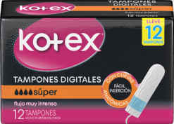KOTEX TAMPONES SUPER X 12 UNIDADES
