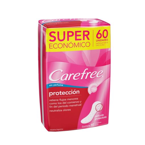 CAREFREE PROTECCIÓN DIARIA X 60 UNIDADES