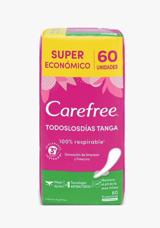 CAREFREE PROTECTOR DIARIO BRISA TANGA MAXI x60 un