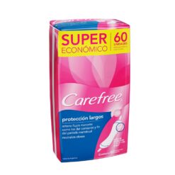 CAREFREE PROTECTORES DIARIOS PROTECCIÓN LARGO X 60 UNIDADES