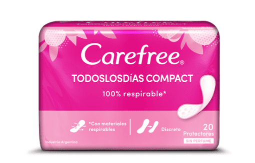 CAREFREE PROTECCIÓN COMPACT X 20 UNIDADES