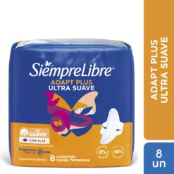 SIEMPRE LIBRE ADAPT PLUS ULTRA SUAVE CON ALAS X 8 UNIDADES
